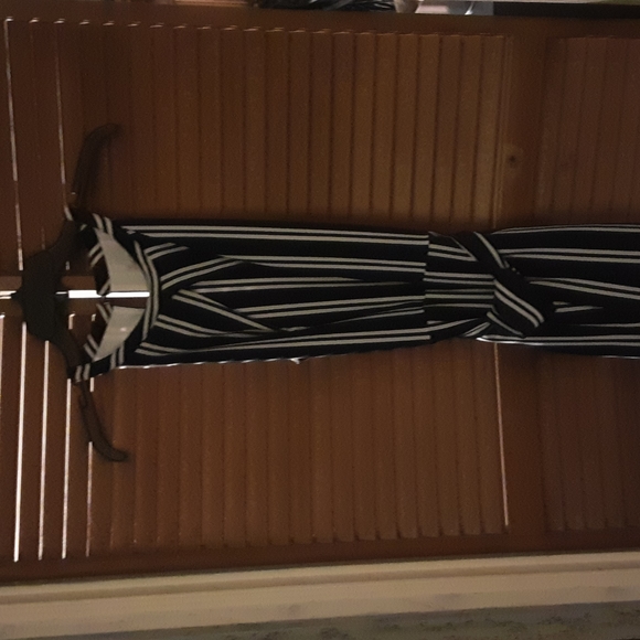 Pants - Striped jumpsuit